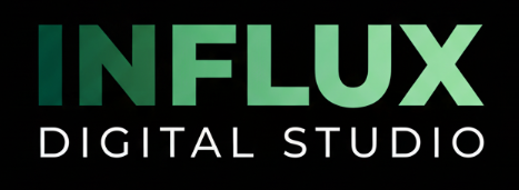 Influx Digital Studio - Logo da empresa especializada em Arquitetura Corporativa e Transformação Digital